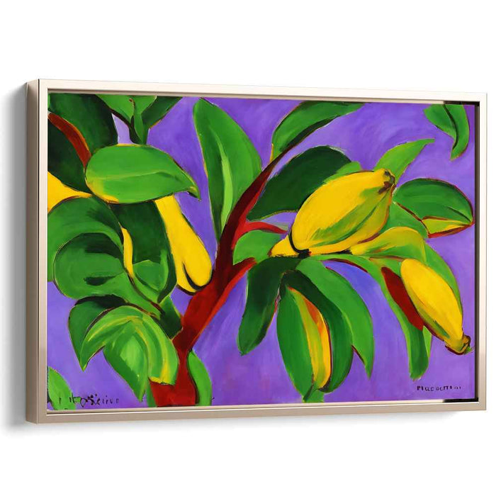 Tropical Thrive: Bold Banana Tree Canvas Art Print