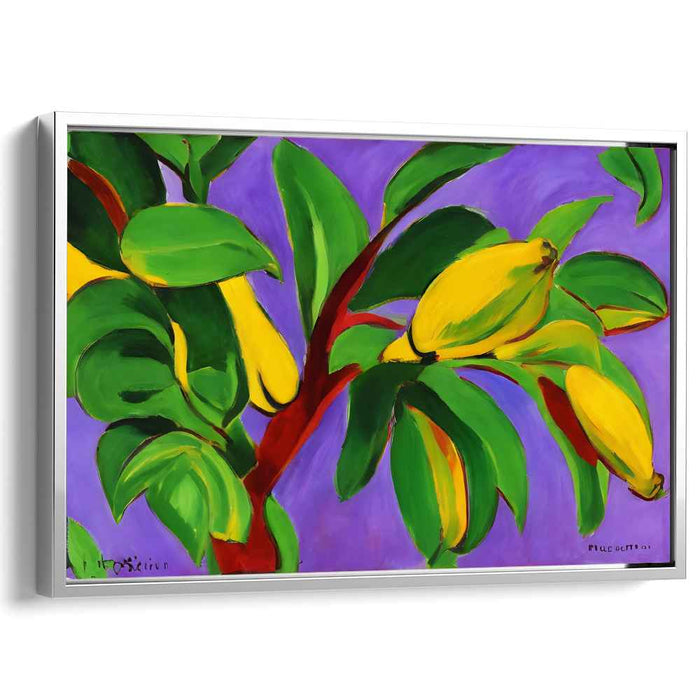 Tropical Thrive: Bold Banana Tree Canvas Art Print
