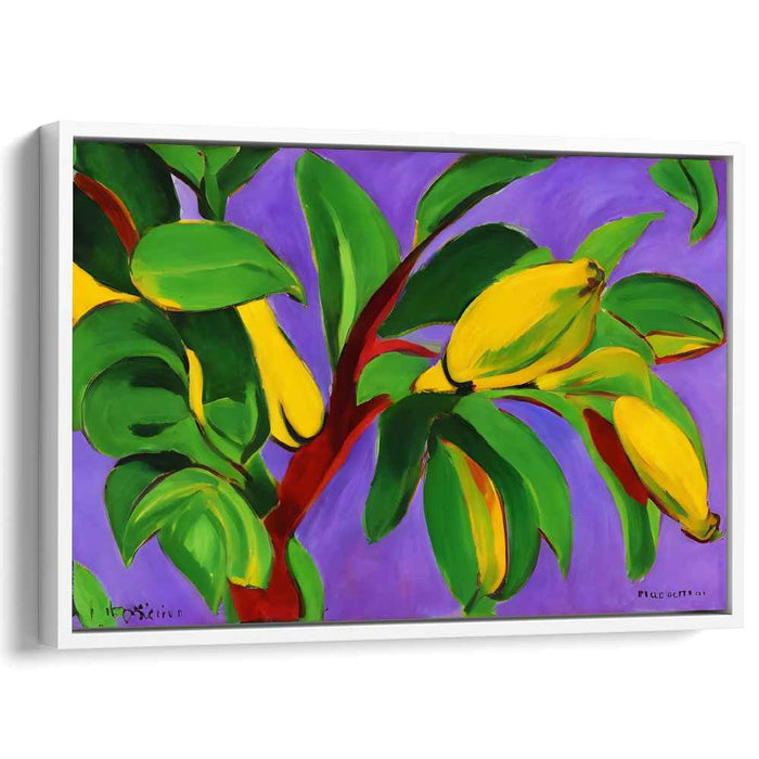 Tropical Thrive: Bold Banana Tree Canvas Art Print