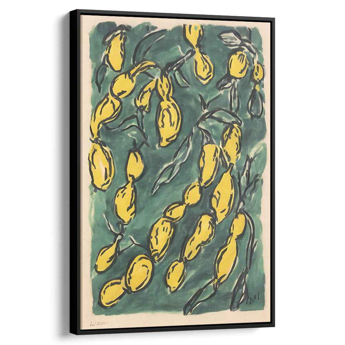 Tangy Tango Art Burst: A Vivid Dance of Citrus on Canvas