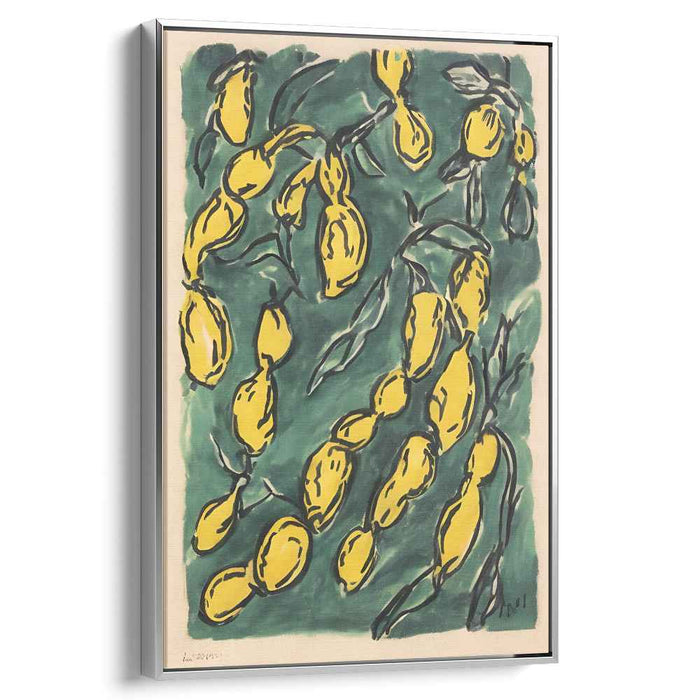 Tangy Tango Art Burst: A Vivid Dance of Citrus on Canvas