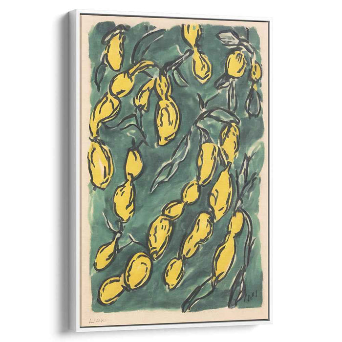 Tangy Tango Art Burst: A Vivid Dance of Citrus on Canvas