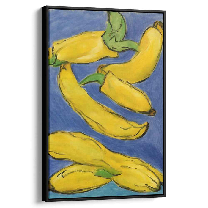 Banana Delight: Playful Pop Art Fruit Canvas