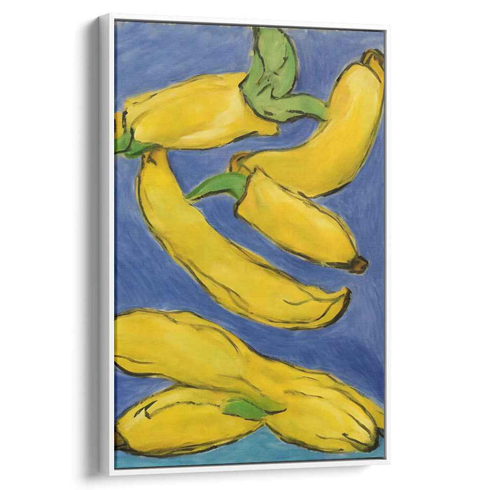 Banana Delight: Playful Pop Art Fruit Canvas