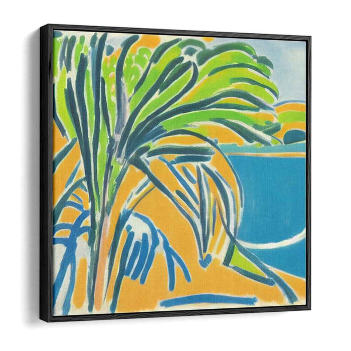 Bold Brushstroke Adventure: Vibrant Fauvist Landscape Canvas Art