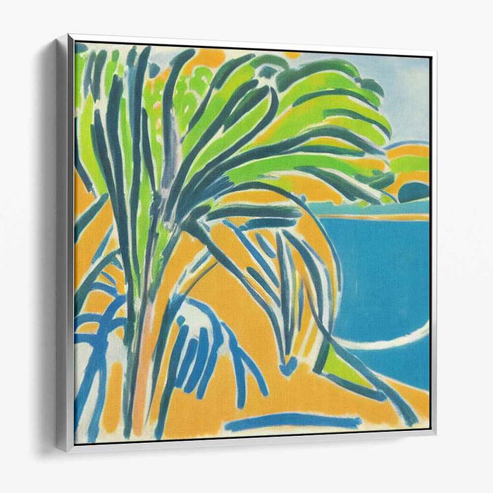 Bold Brushstroke Adventure: Vibrant Fauvist Landscape Canvas Art