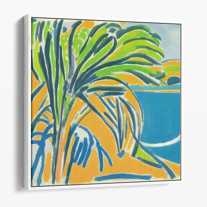 Bold Brushstroke Adventure: Vibrant Fauvist Landscape Canvas Art