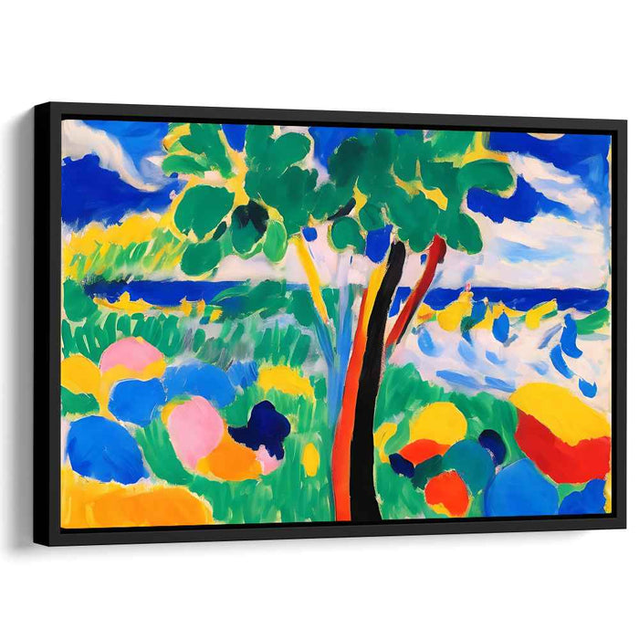 Wild Palette Spectrum: Fauvist-Inspired Vibrant Landscape Art