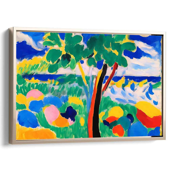Wild Palette Spectrum: Fauvist-Inspired Vibrant Landscape Art