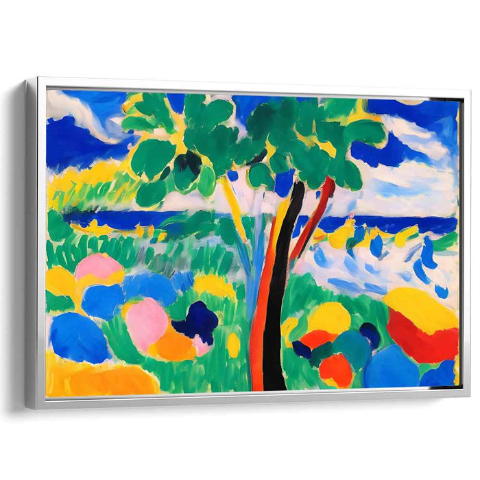 Wild Palette Spectrum: Fauvist-Inspired Vibrant Landscape Art