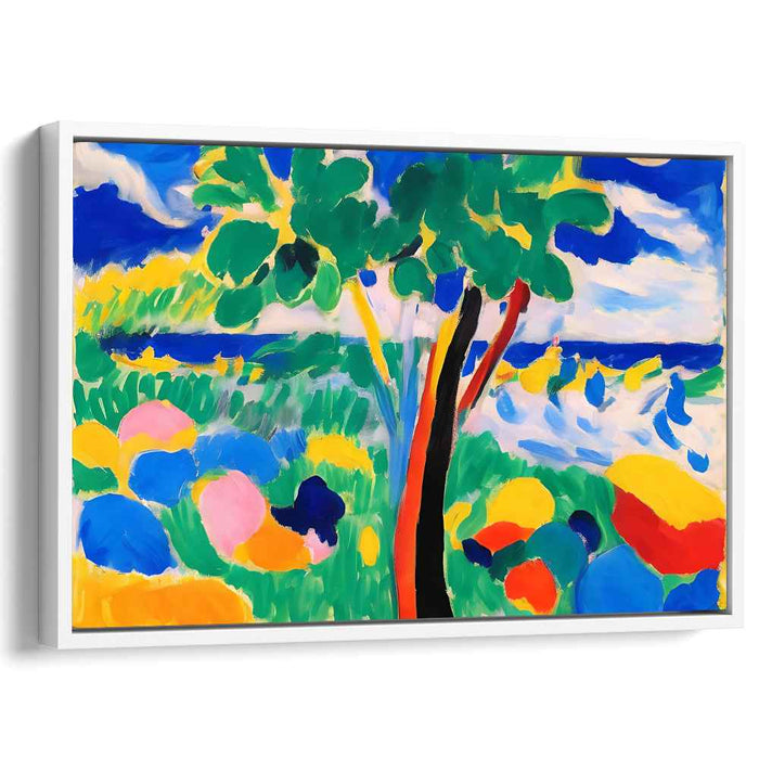 Wild Palette Spectrum: Fauvist-Inspired Vibrant Landscape Art