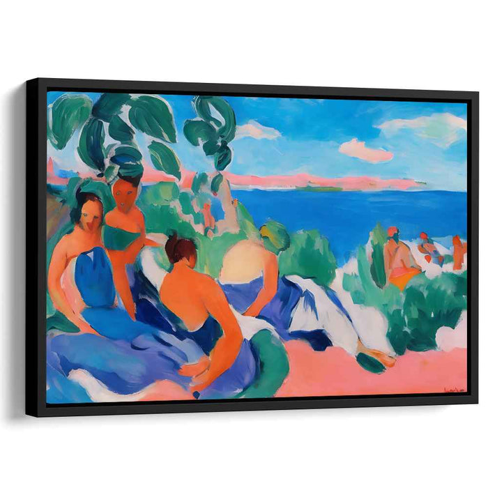 Nautical Nouveau: Henri Matisse Inspired Coastal Landscape Canvas Art