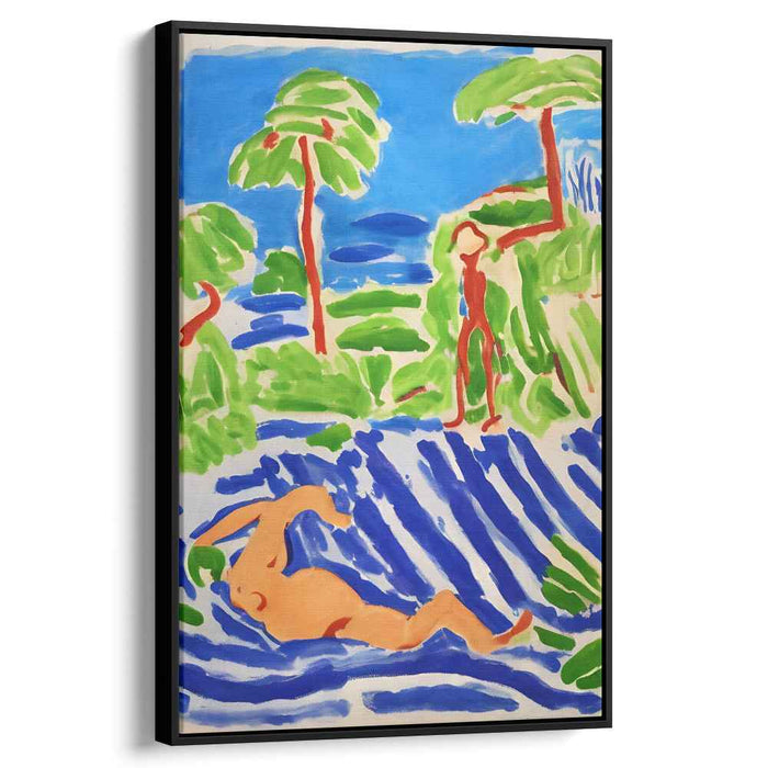 Coastal Canvas Impressions: Expressive Beachscape Canvas Art