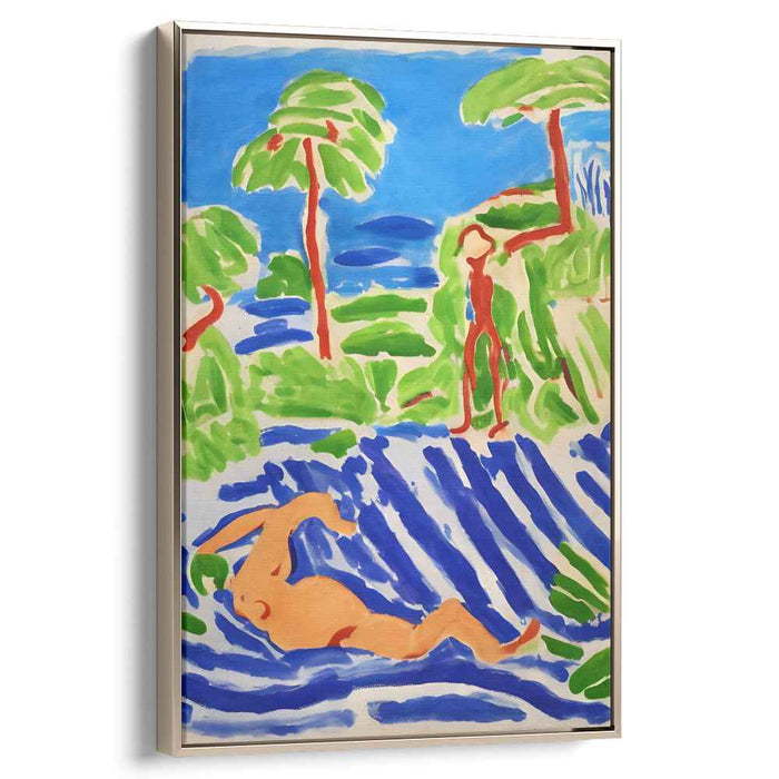 Coastal Canvas Impressions: Expressive Beachscape Canvas Art