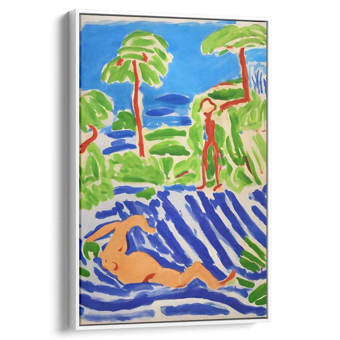 Coastal Canvas Impressions: Expressive Beachscape Canvas Art