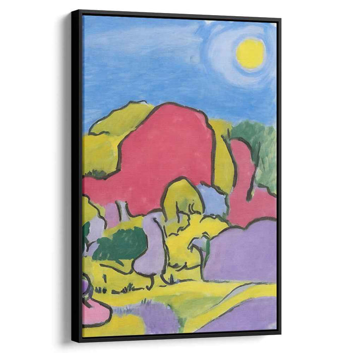 Wild Spectrum Dance: Fauvist-Inspired Colorful Canvas Art Print