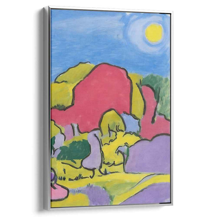 Wild Spectrum Dance: Fauvist-Inspired Colorful Canvas Art Print
