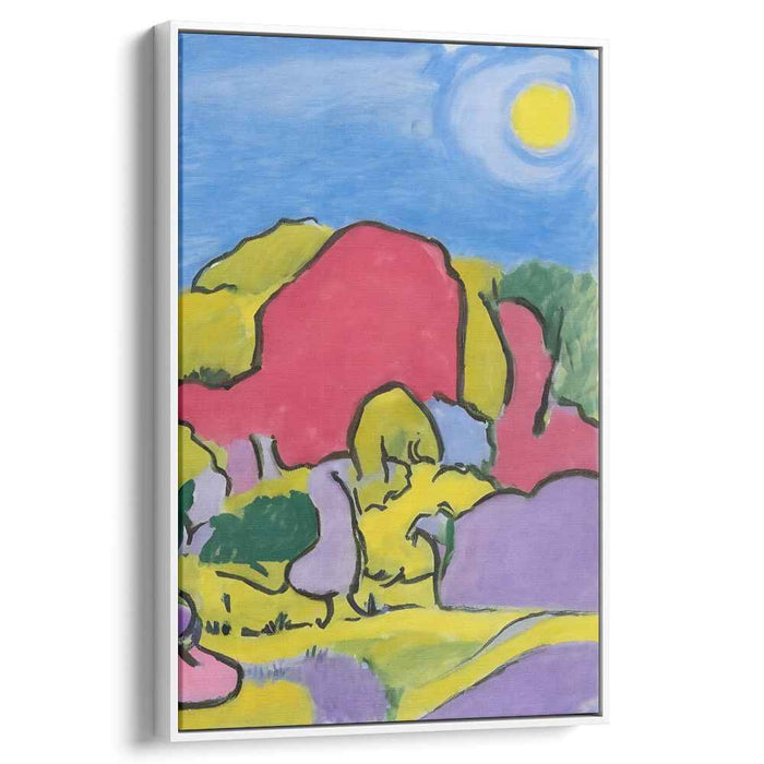 Wild Spectrum Dance: Fauvist-Inspired Colorful Canvas Art Print