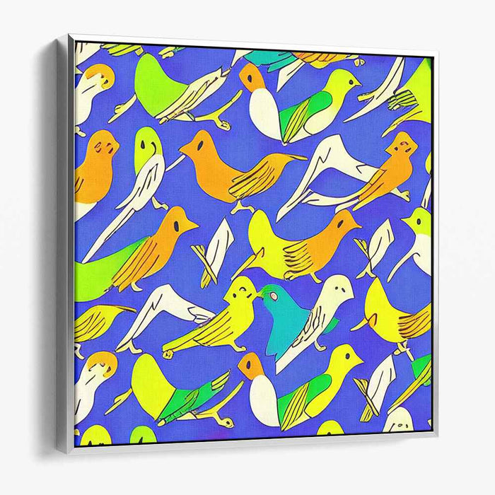 Vibrant Pop Extravaganza: Colorful Pop Art Canvas Print