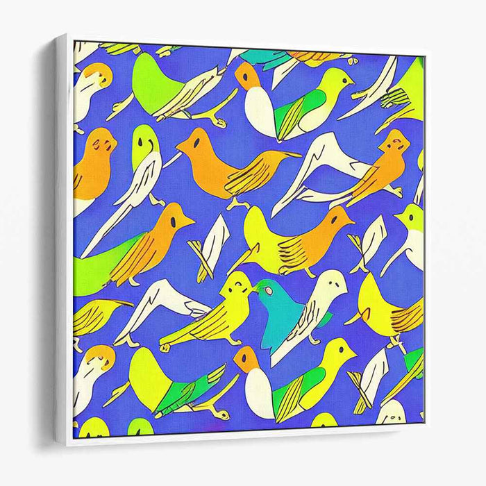 Vibrant Pop Extravaganza: Colorful Pop Art Canvas Print