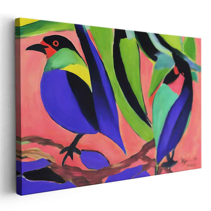 Canopy Chorus: Tropical Birds on a Branch