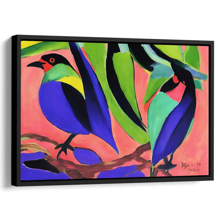 Canopy Chorus: Tropical Birds on a Branch