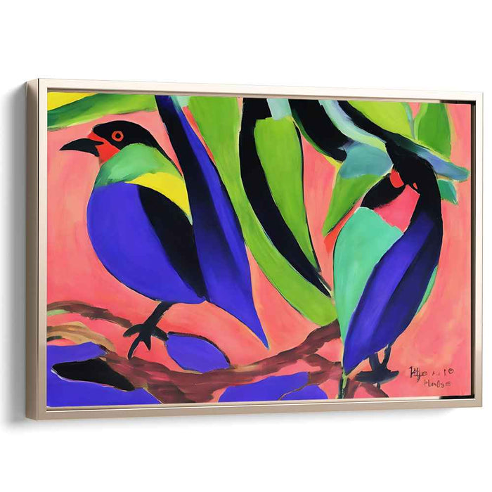 Canopy Chorus: Tropical Birds on a Branch