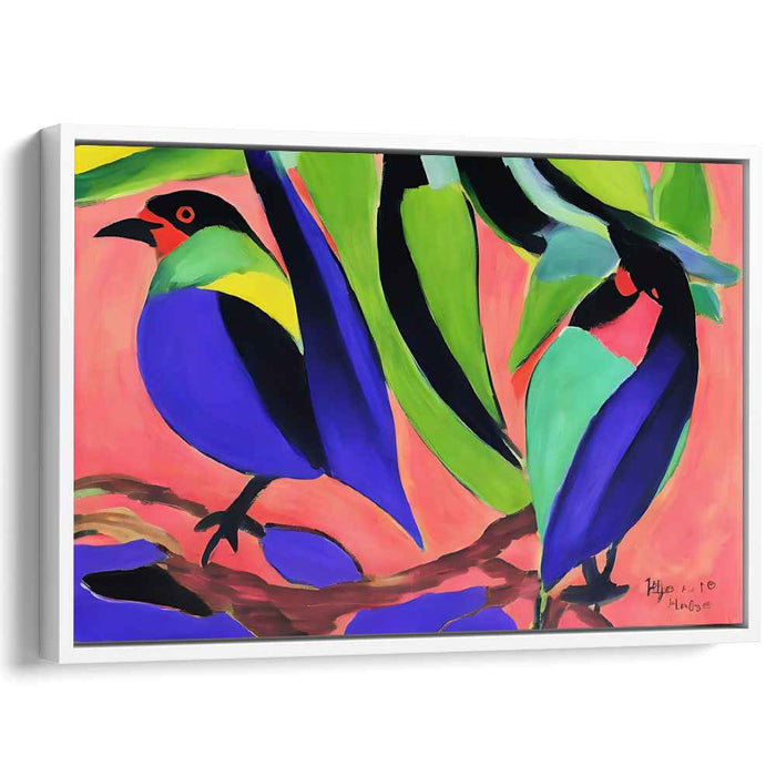 Canopy Chorus: Tropical Birds on a Branch