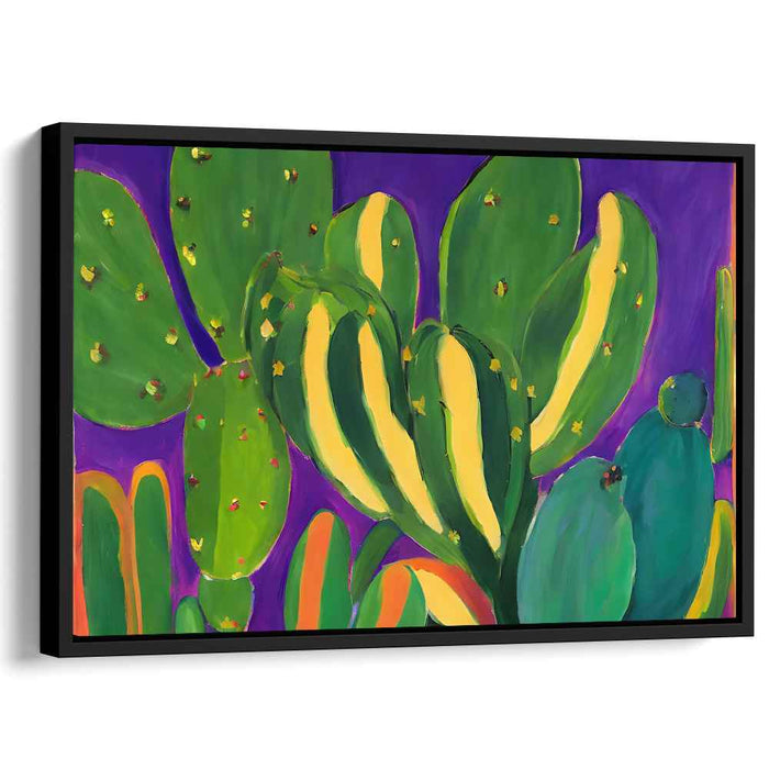 Floral Pop Frenzy: Pop Art Botanical Canvas Print