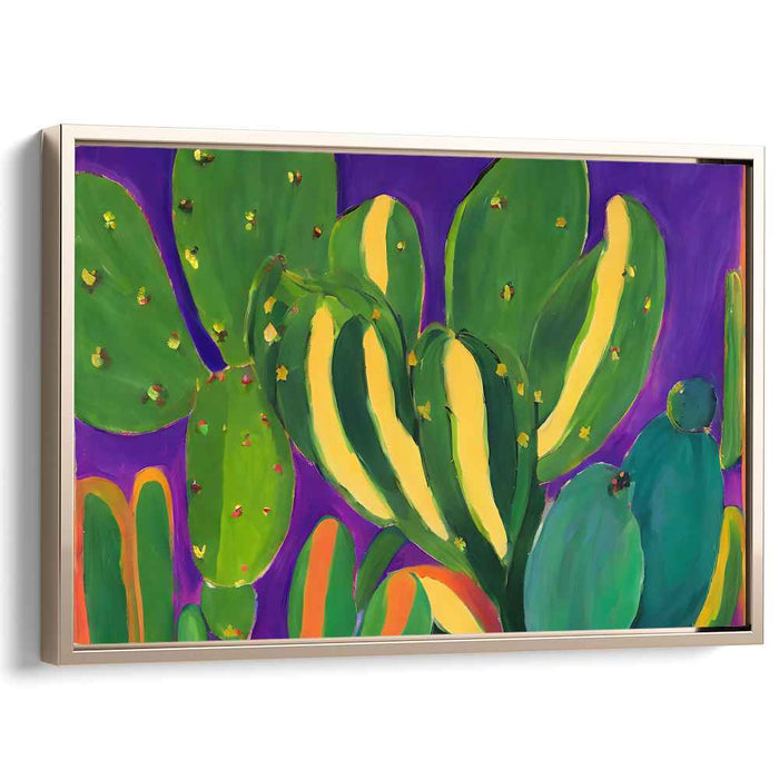 Floral Pop Frenzy: Pop Art Botanical Canvas Print