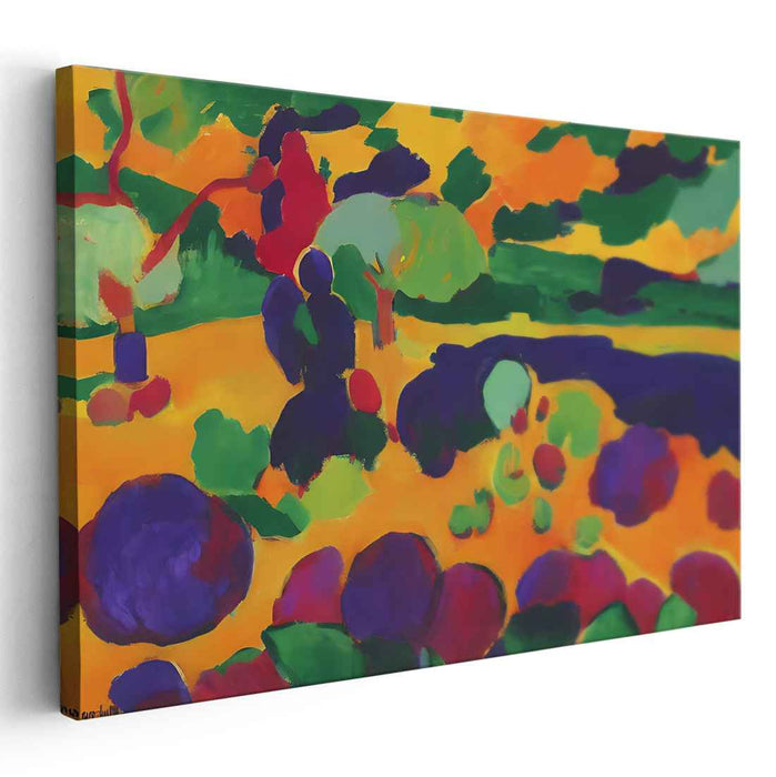 Bold Abstract Fauvism: Abstract Fauvist Expression in Bold Hues