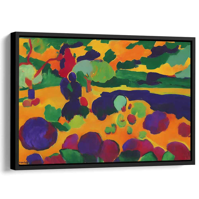Bold Abstract Fauvism: Abstract Fauvist Expression in Bold Hues