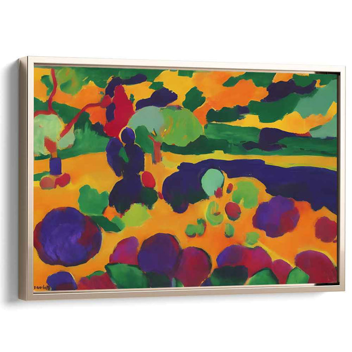 Bold Abstract Fauvism: Abstract Fauvist Expression in Bold Hues