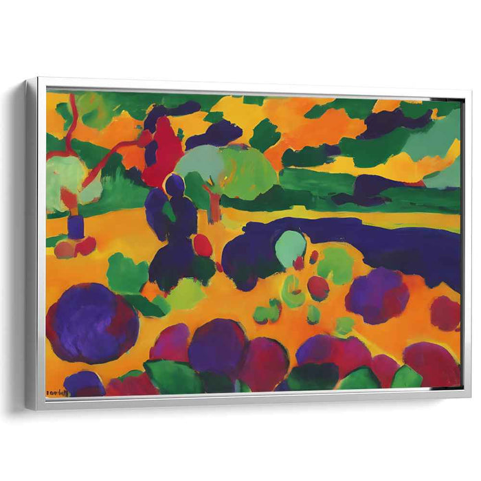 Bold Abstract Fauvism: Abstract Fauvist Expression in Bold Hues