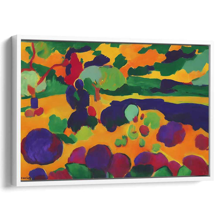 Bold Abstract Fauvism: Abstract Fauvist Expression in Bold Hues