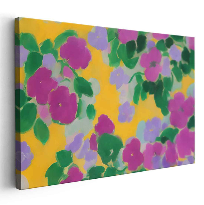 Colorful Sunrise Symphony: Vibrant Morning Glory Canvas Art