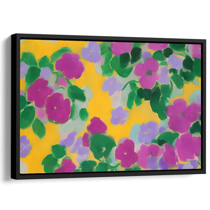 Colorful Sunrise Symphony: Vibrant Morning Glory Canvas Art