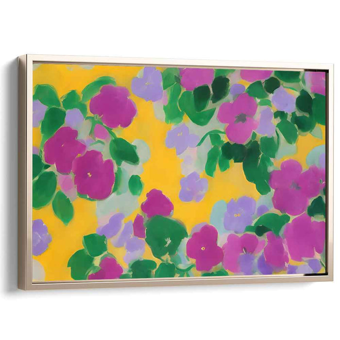 Colorful Sunrise Symphony: Vibrant Morning Glory Canvas Art