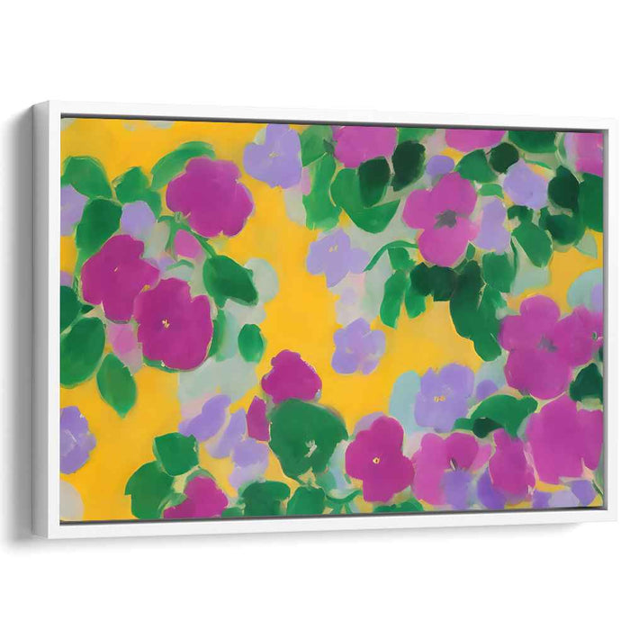 Colorful Sunrise Symphony: Vibrant Morning Glory Canvas Art