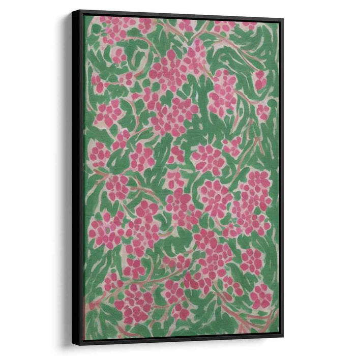 Floral Palette Symphony: Vivid Floral Expressionist Canvas Art