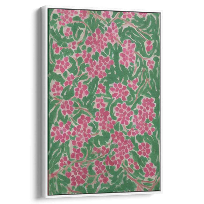 Floral Palette Symphony: Vivid Floral Expressionist Canvas Art