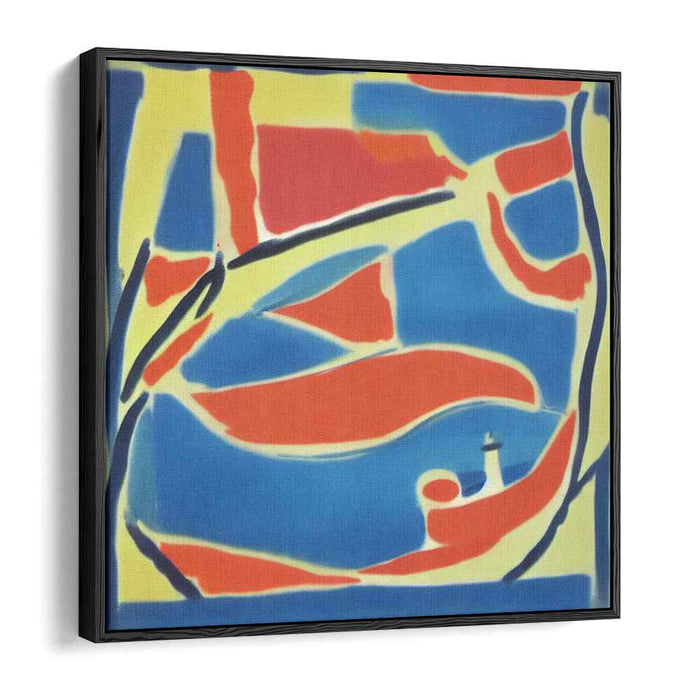 Dynamic Brushstrokes Unleashed: Bold Abstract Expressionist Canvas Art Print