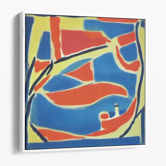 Dynamic Brushstrokes Unleashed: Bold Abstract Expressionist Canvas Art Print