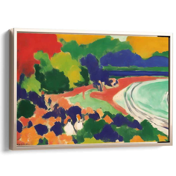Prismatic Blast: Fauvist Explosion of Color Canvas Art Print