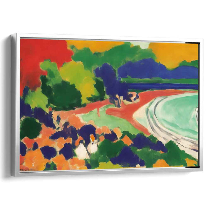 Prismatic Blast: Fauvist Explosion of Color Canvas Art Print