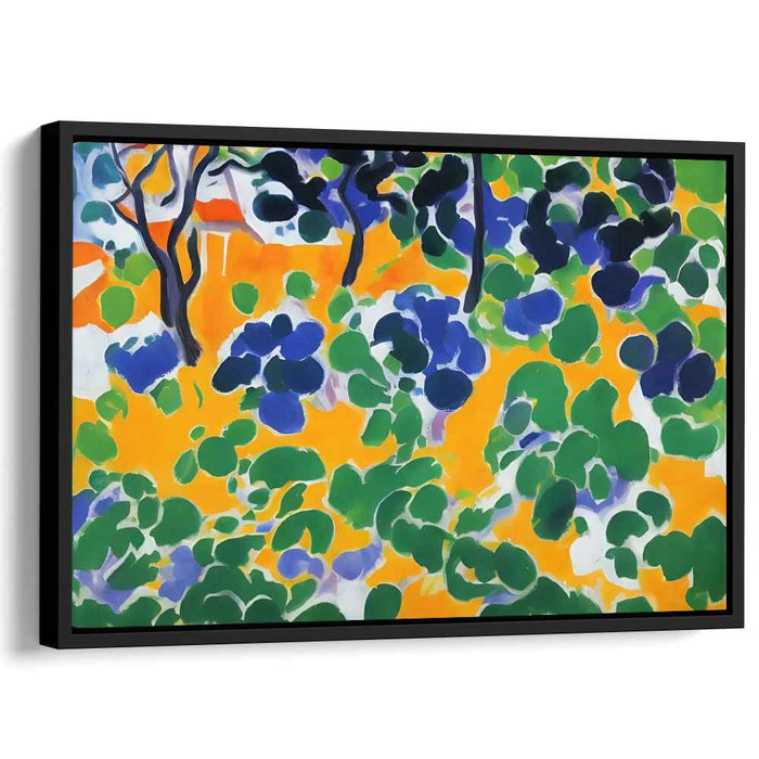 Forest Harmony: Vibrant Abstract Expressionist Canvas Art