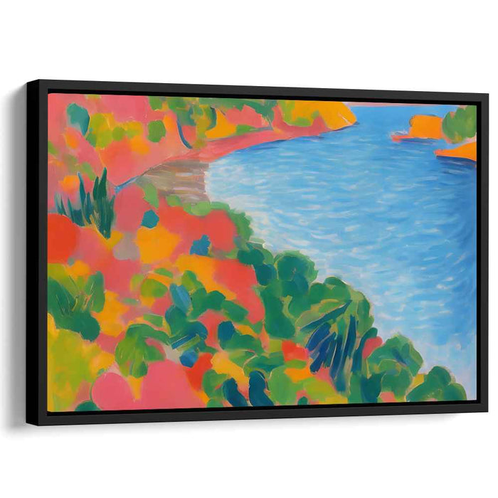 Wild Palette Paradise: Fauvist Inspired Landscape Canvas Art