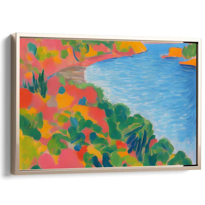 Wild Palette Paradise: Fauvist Inspired Landscape Canvas Art