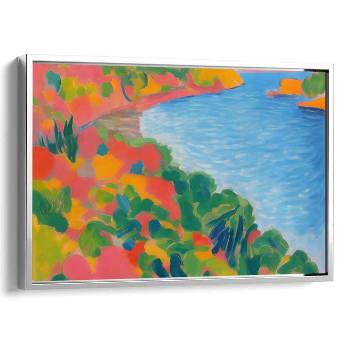 Wild Palette Paradise: Fauvist Inspired Landscape Canvas Art