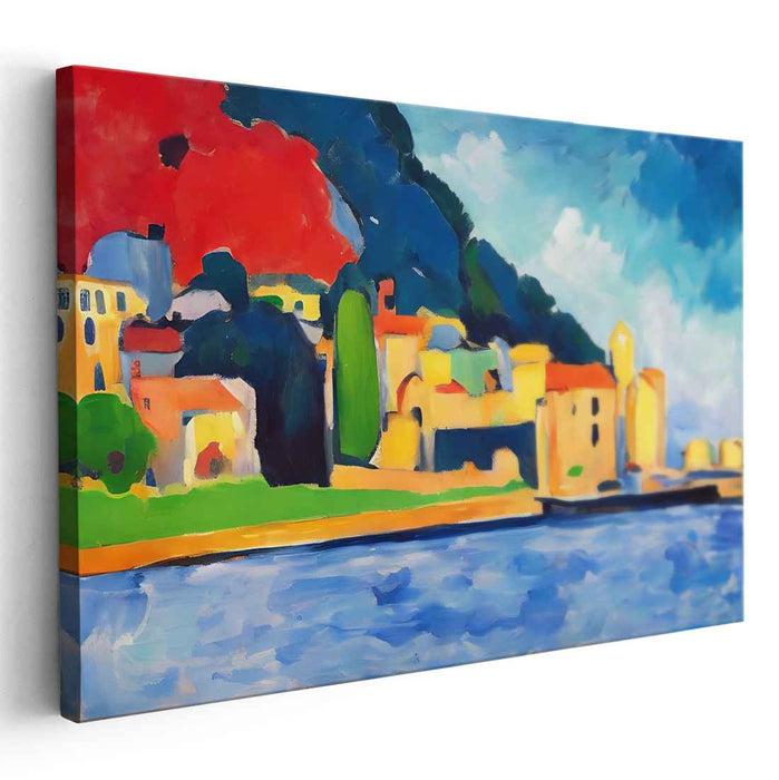 Sunlit Fauve Reverie: Fauvist Expression of Sunlit Serenity